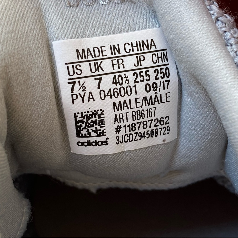 ADIDAS GRAY WHITE DNA ULTRABOOST SNEAKERS SHOES - Picture 7 of 9